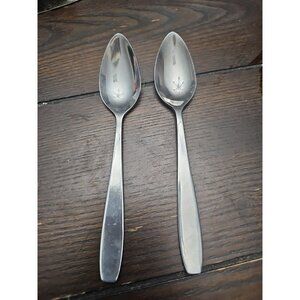Set 2 "Florida Grapefruit Growers" Spoons Stainless Steel Serrated fruit Japan